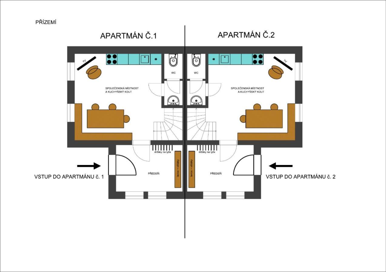 Apartmany Fiserka 로끼뜨니쩨나드이제로우 외부 사진